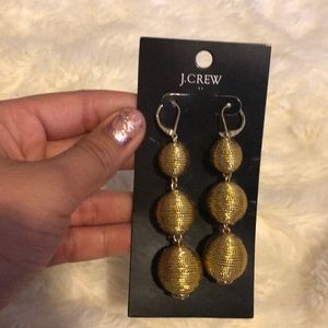 Gold statement earrings